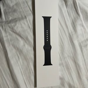 44m silicone black Apple brand watch band